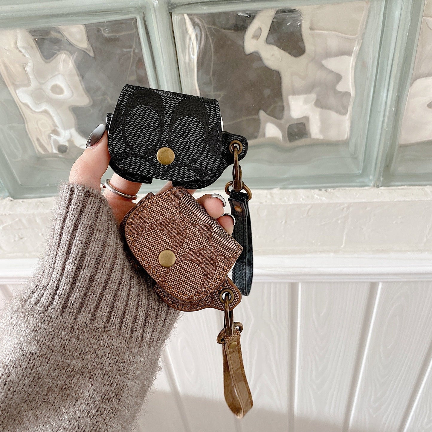 Lædertræner AirPods 3. Generation Case Black-CC231215