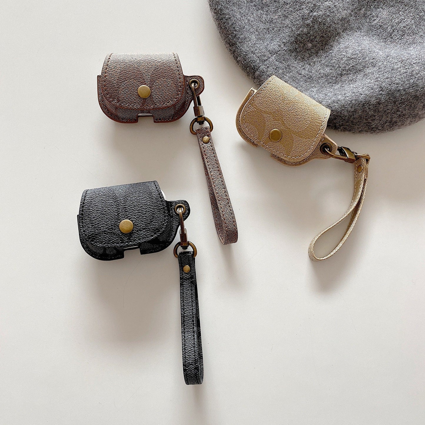 Lædertræner AirPods 3. Generation Case Black-CC231215