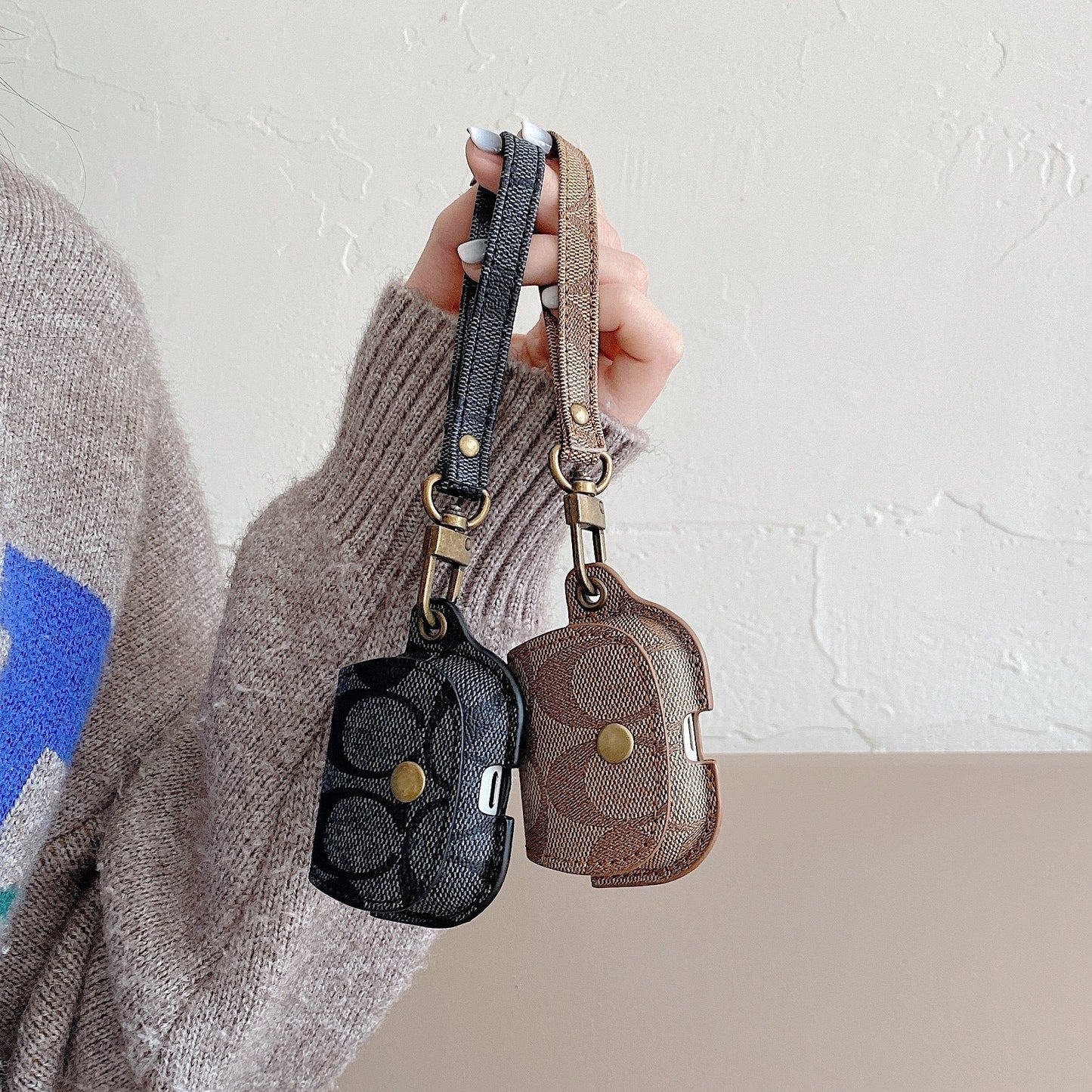 Lædertræner AirPods 3. Generation Case Black-CC231215