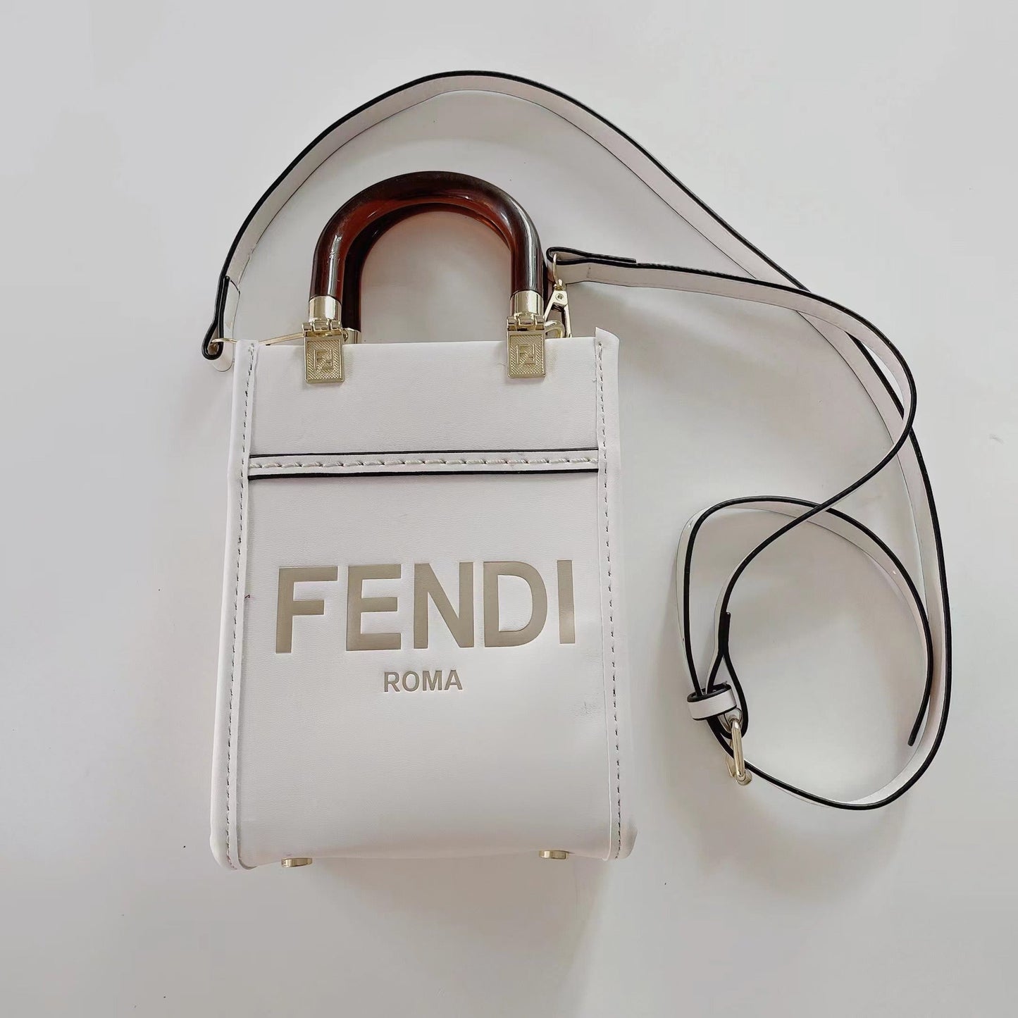 Luxe Texture Leather Handbag 010