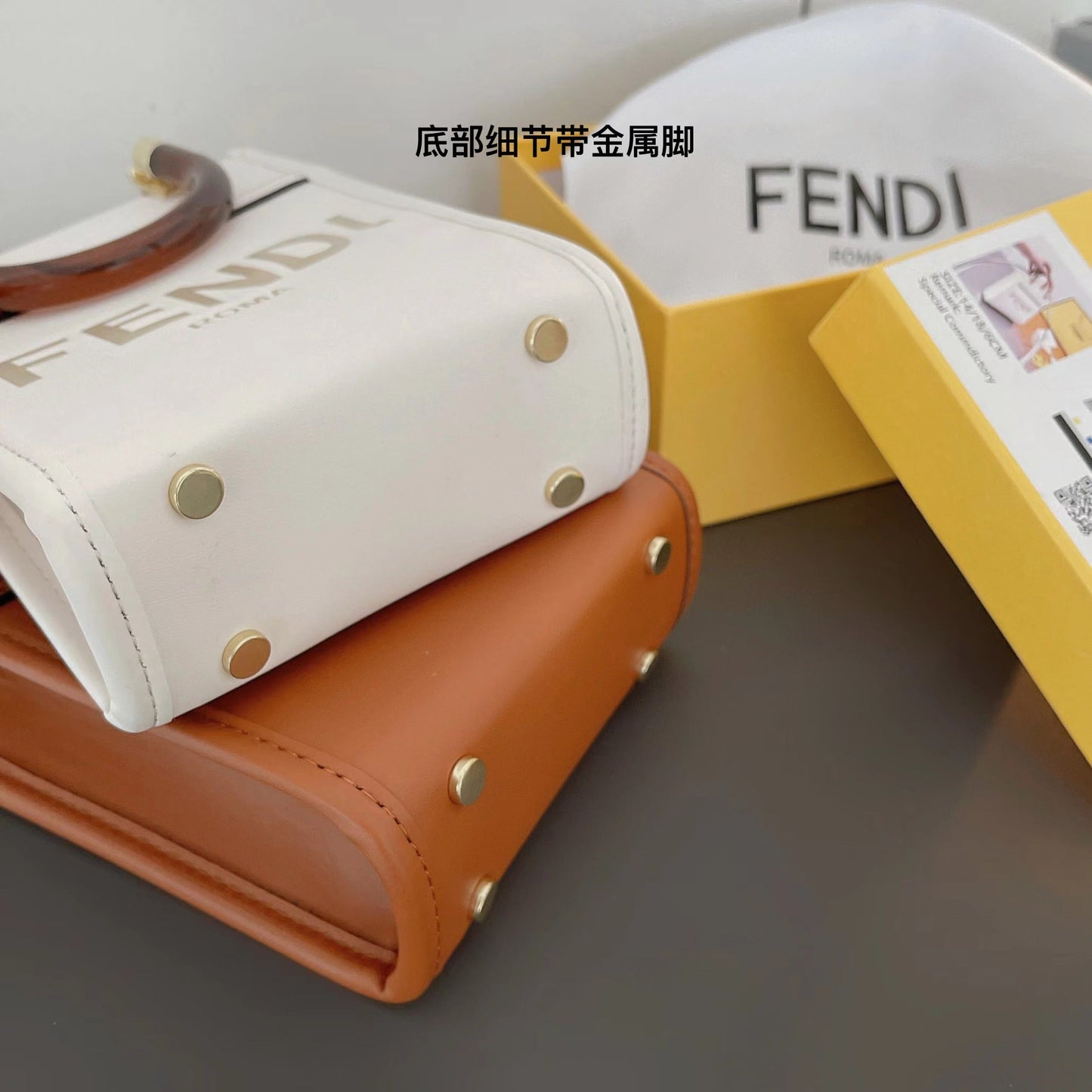 Luxe Texture Leather Handbag 010