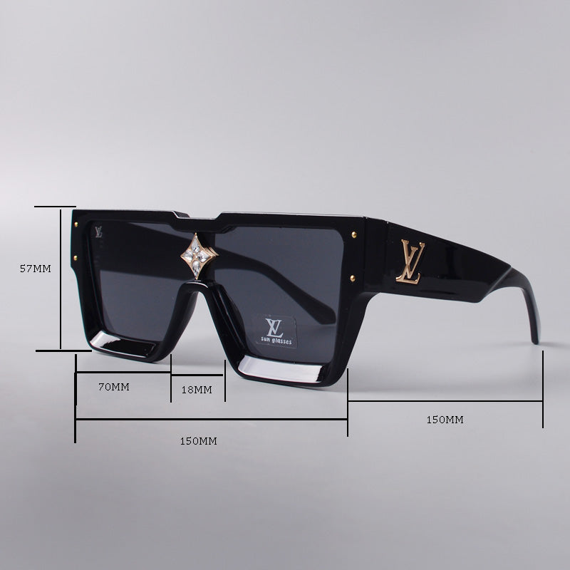 Luxury Large Frame Fashion Sunglasses—82978