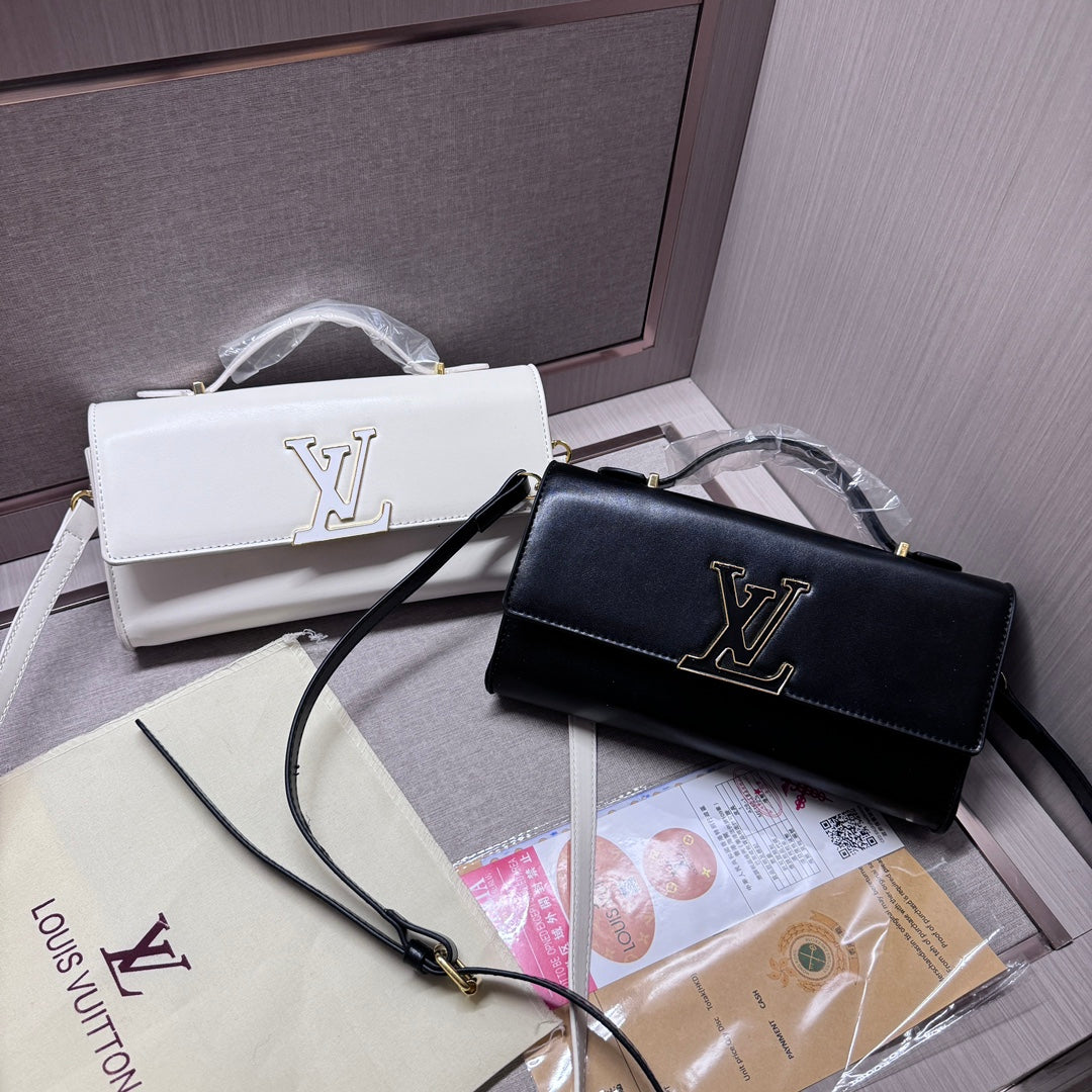 Luxe Texture Leather Handbag 019