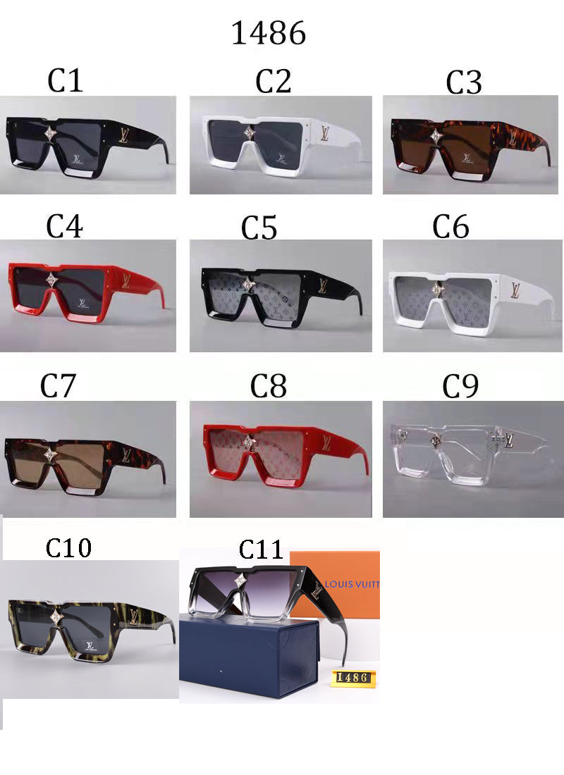 Luxury Large Frame Fashion Sunglasses—82978