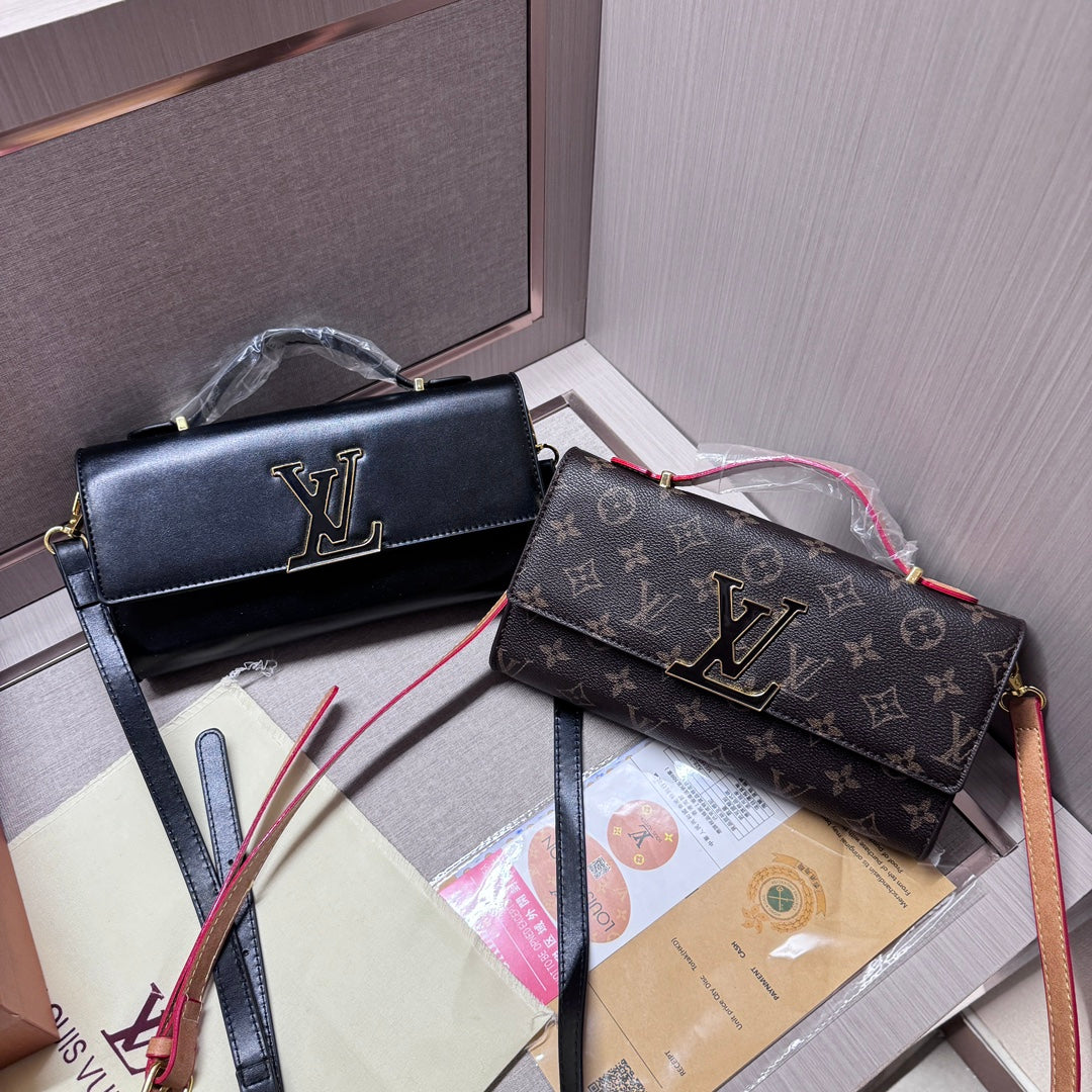 Luxe Texture Leather Handbag 019