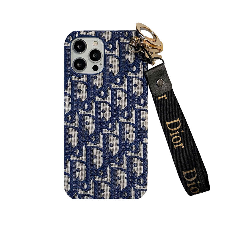 CD iPhone Case with Strap Black-GS240315