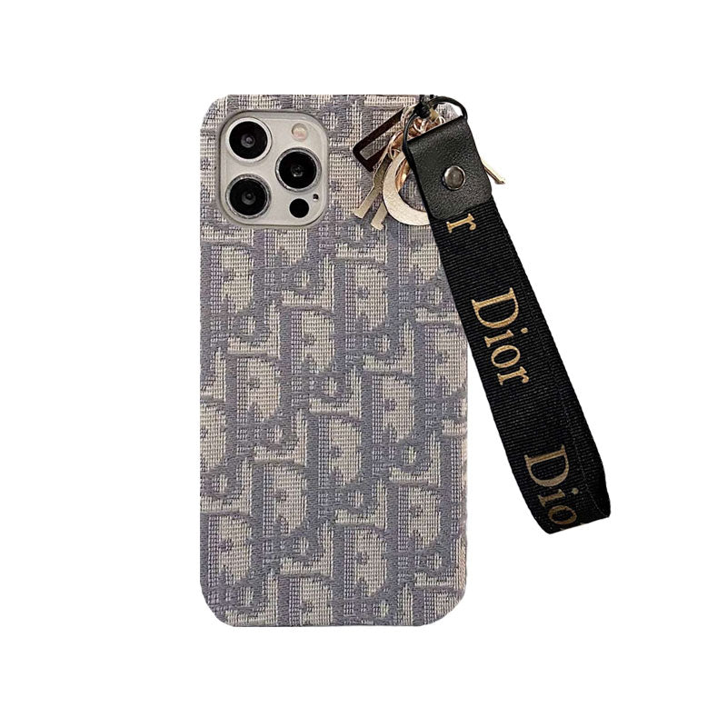 CD iPhone Case with Strap Black-GS240315