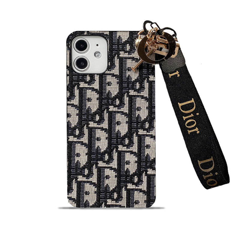 CD iPhone Case with Strap Black-GS240315