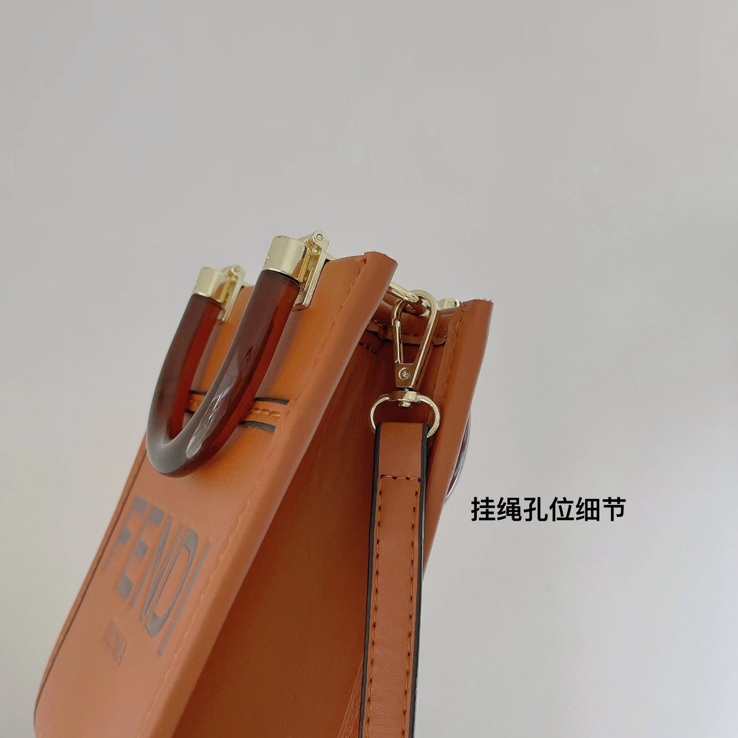 Luxe Texture Leather Handbag  010