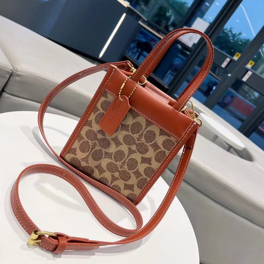 Luxe Texture Leather Handbag  013