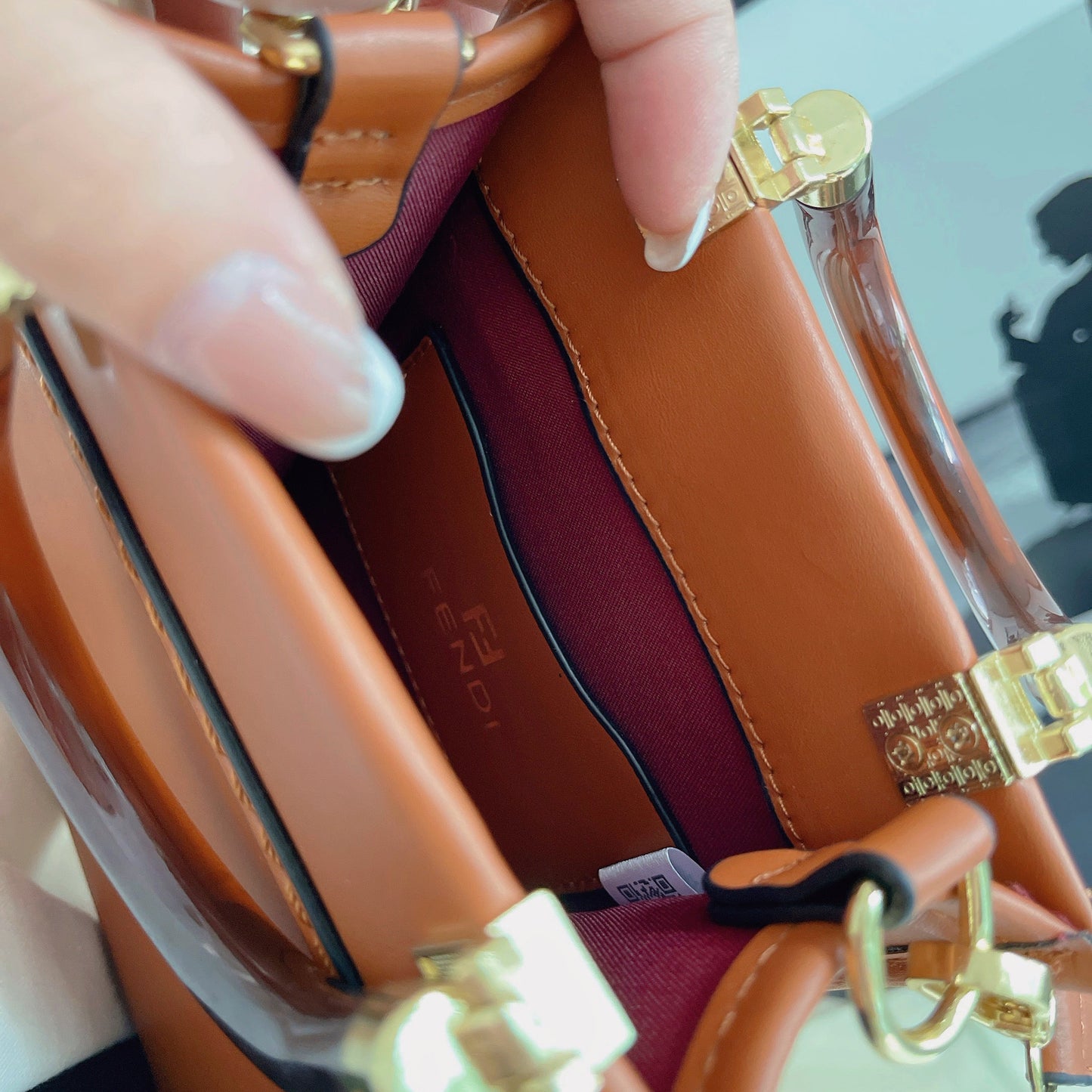 Luxe Texture Leather Handbag  010